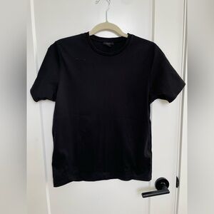 COS cotton Black Crewneck T-Shirt